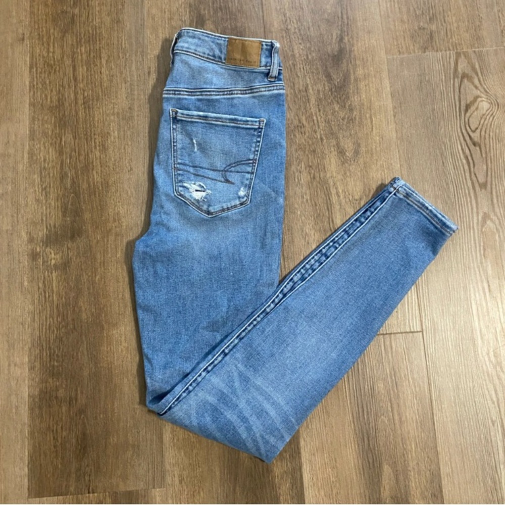 American Eagle Outfitters Women's Skinny Jeans in Blue